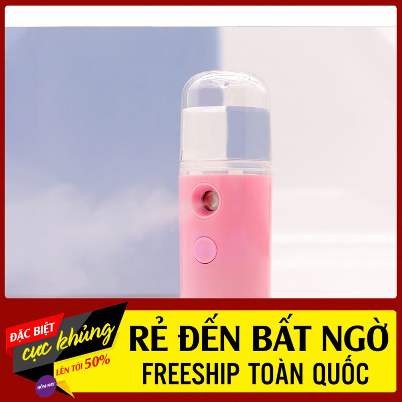 Máy xịt khoáng phun sương xông hơi mặt NANO MINI cầm tay - PKTQ - máy phun sương cầm tay có sạc | BigBuy360 - bigbuy360.vn