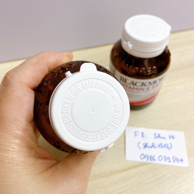 Viên uống vitamin e blackmores vitamin E 1000iu 30 viên, 100 viên úc, đẹp da