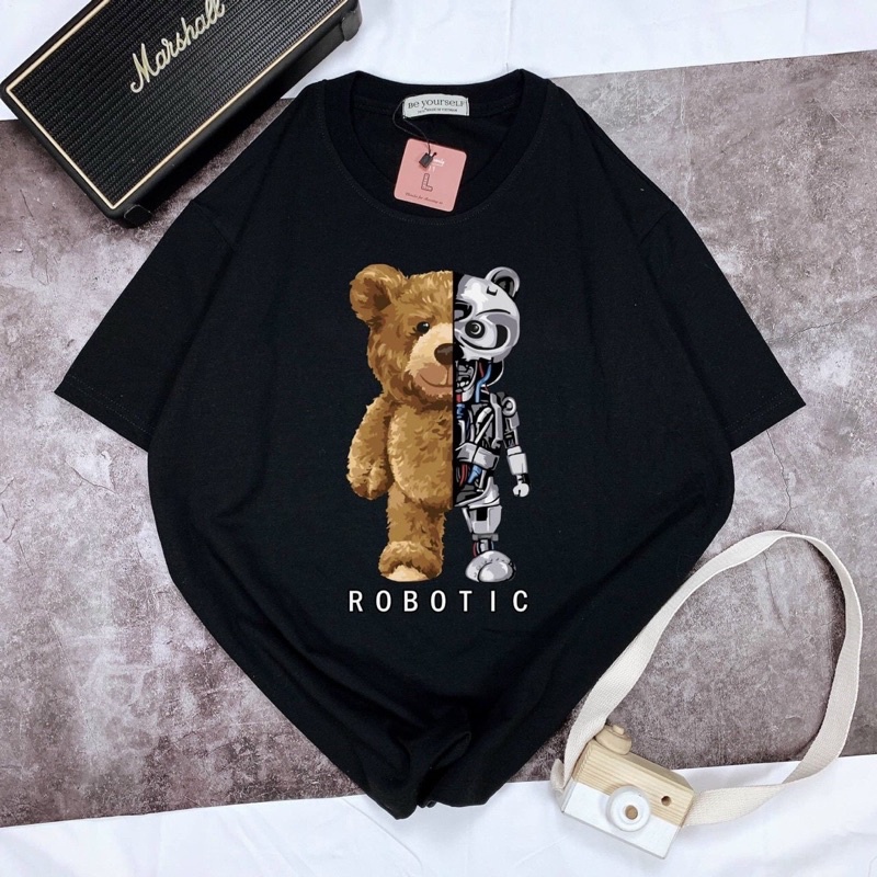 Áo Thun Gấu Robotic Unisex Đủ Size M L XL XXL