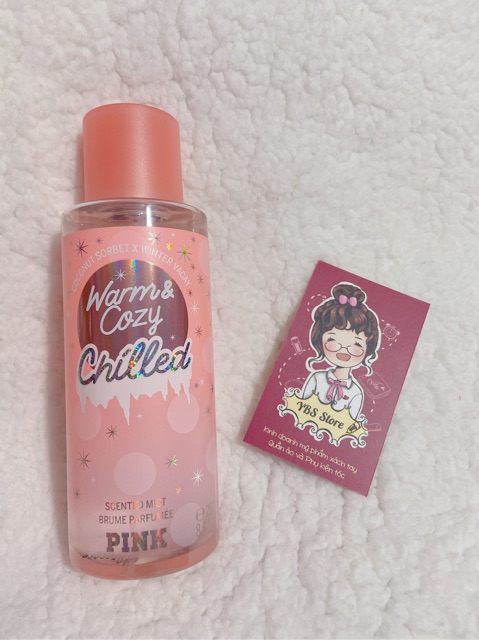 Pink Warm & Cozy Nước hoa Xịt thơm toàn thân Victoria's Secret Victoria Secret Body Mist 250ml