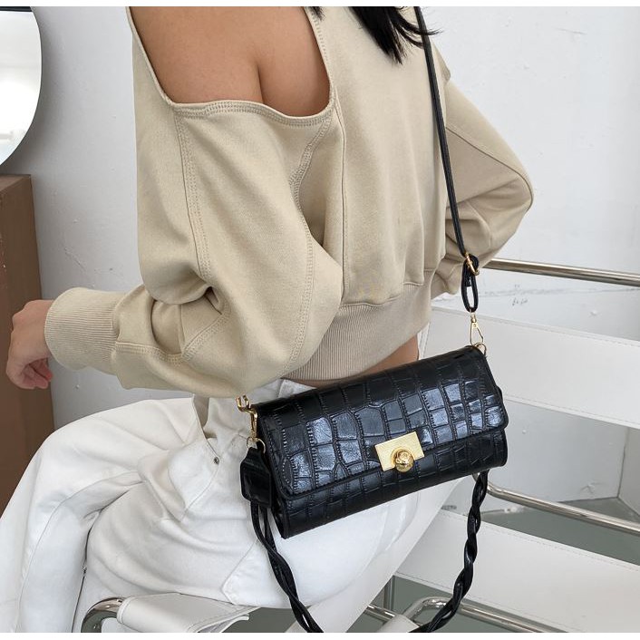 Set túi vân da kèm 2 dây đeo cực sang