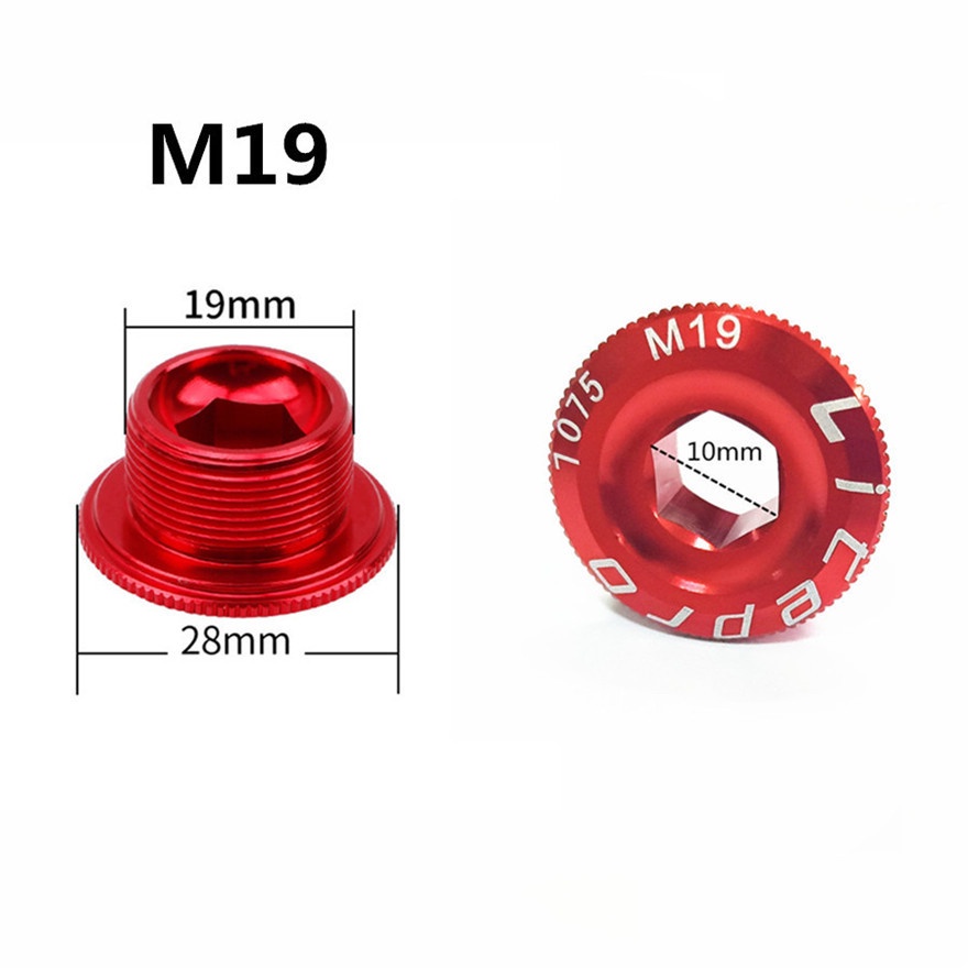 Nắp Đậy Trục Bánh Xe Đạp Leo Núi Bằng Hợp Kim Nhôm M19 M20 M18 Chuyên Dụng Ốp