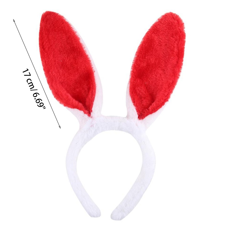 Flgo Băng Đô Tai Thỏ Phối Lông Phong Cách Lolita Dễ Phối Đồ