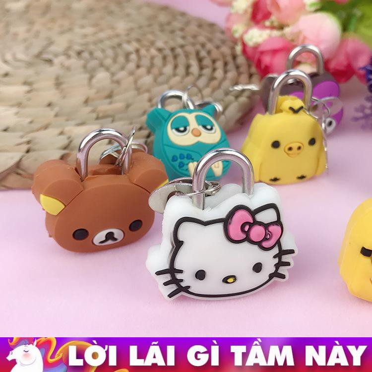 Ổ KHÓA BALO VALI HÌNH THÚ CUTE P1048