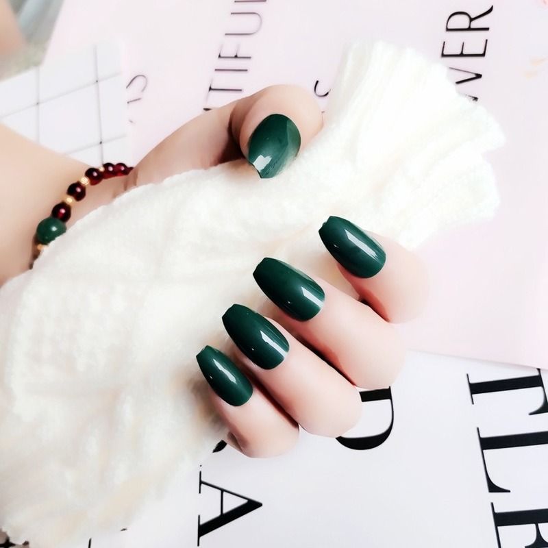 Bộ 24 Móng Tay Giả Trang Trí Nghệ Thuật