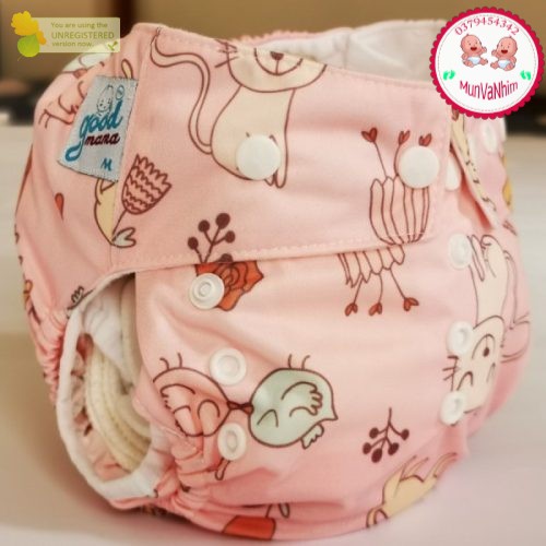 Bỉm vải giặt được size L đêm( 10-17kg)