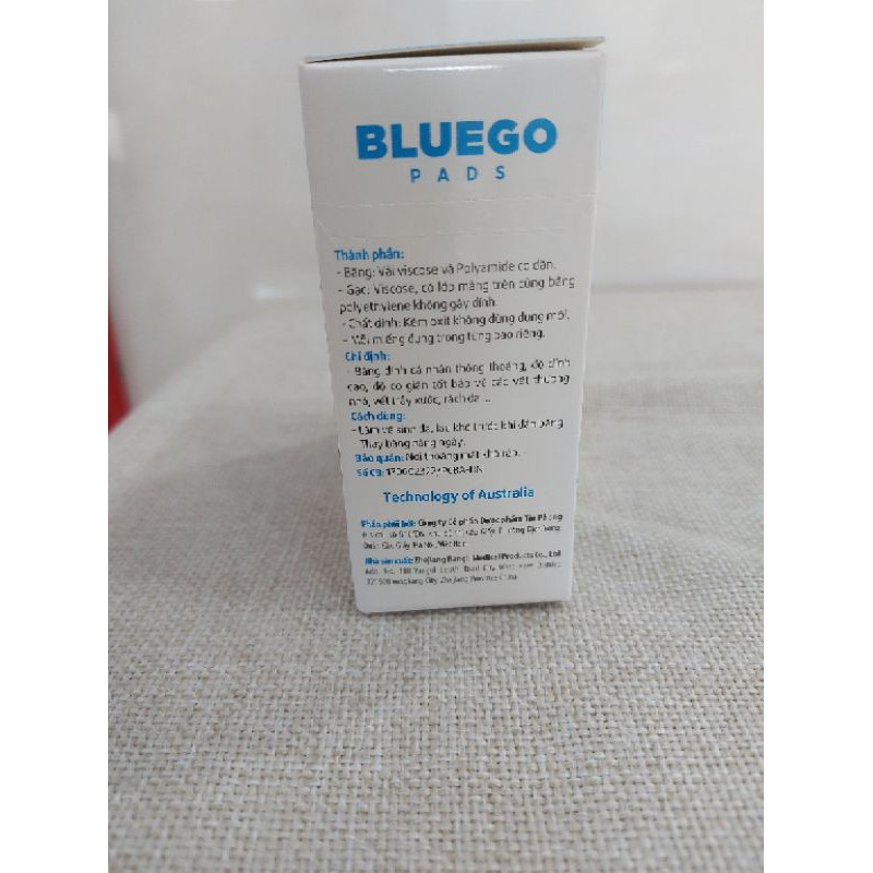 Băng keo cá nhân Bluego (102 miếng/hộp)