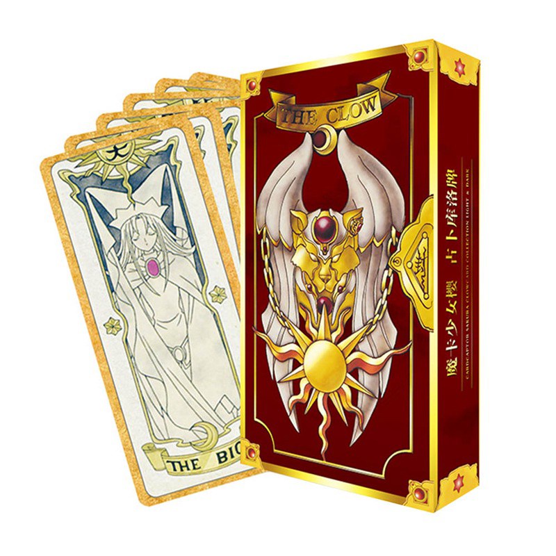 Bộ 59 Thẻ Bài Hình Nhân Vật anime Sakura Xinh Xắn