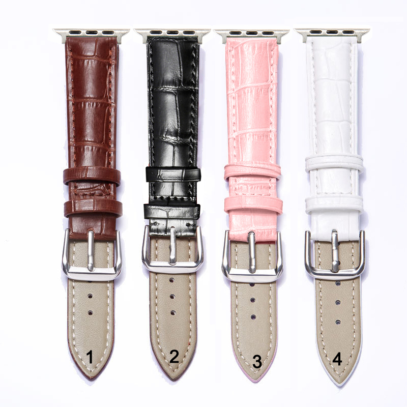 Dây Đeo Bằng Da Chất Lượng Cao Cho Đồng Hồ Thông Minh Apple Watch Ultra series 8 7 6 5 4 3 2 1 iWatch 49mm 45mm 41mm 44mm 40mm 42mm 38mm