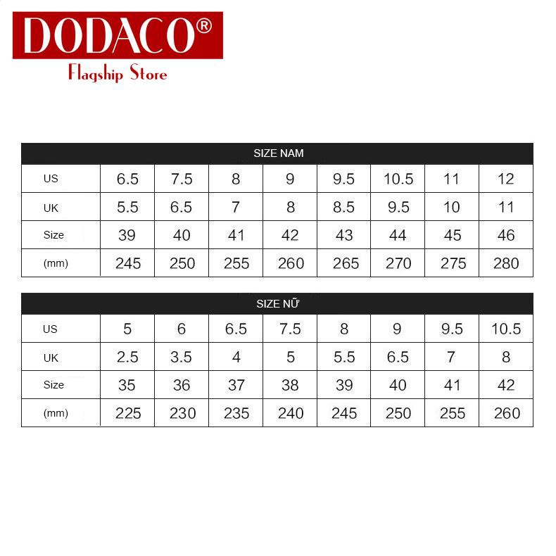 ⚡Xả kho⚡ Giày Sneaker Nam 2020 - DODACO DDC2042