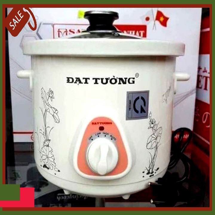 Nồi Kho Cá- Nấu Cháo Chậm Đa Năng Đạt Tường 1,5L