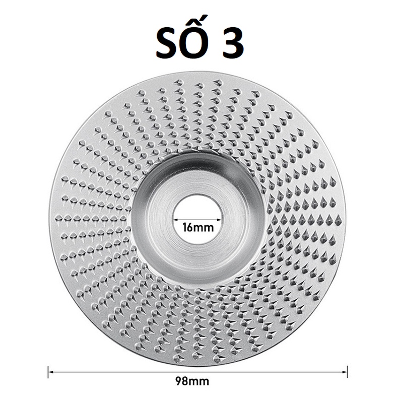 Đĩa Bào Gỗ Nhanh - Đĩa Mài Nhám Phá Gỗ Cho Máy Cắt, Máy Mài - Loại Tốt Hàng Đài Loan