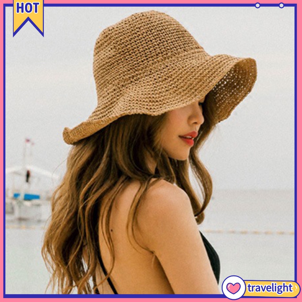 (Travelight) Nón Cối Rộng Vành Màu Sắc Thanh Lịch Cho Phái Nữ
