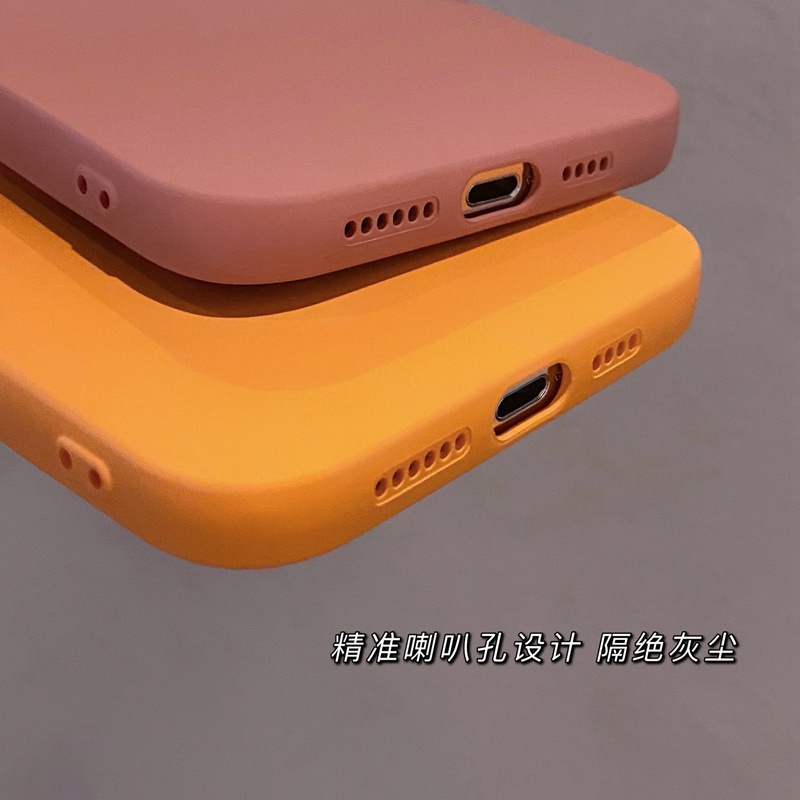 Ốp Điện Thoại Dẻo Màu Sắc Ngọt Ngào Chống Sốc Sang Trọng Cho iphone 14 13 11 12 13 Pro Max XS X XR 7 8 Plus SE 2020