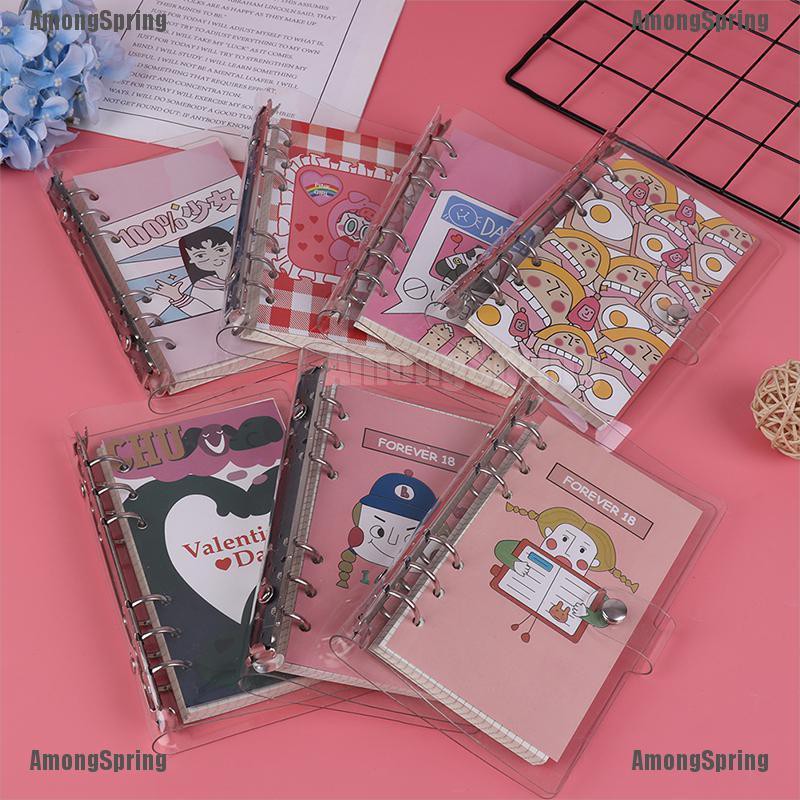 Amongspring✨ Sổ tay khổ A6 dễ thương