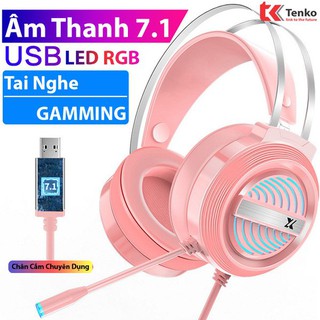 Tai nghe gaming omega x9 - virtual 7.1 led