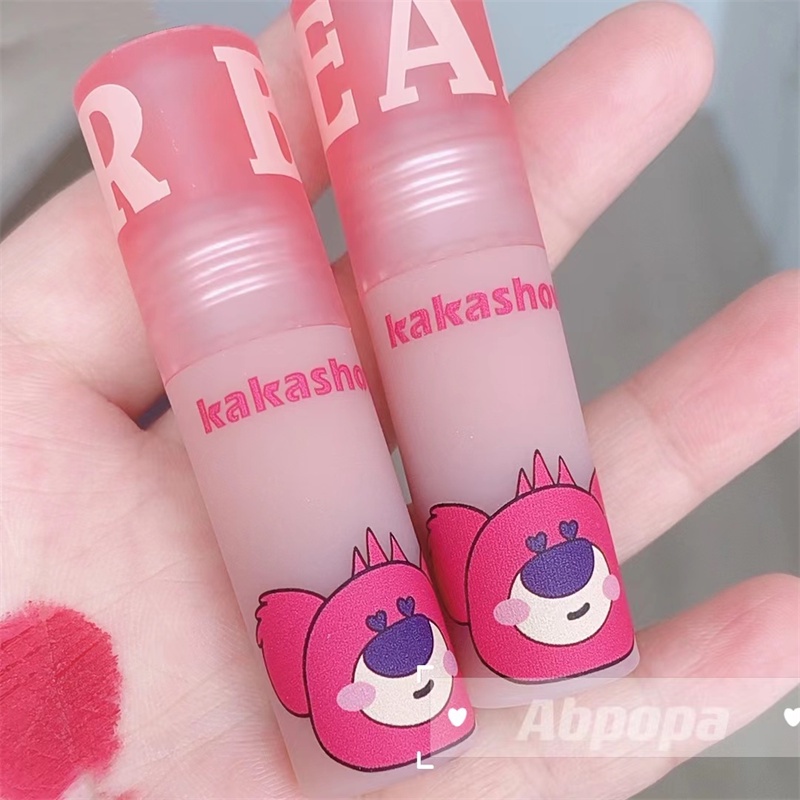 Abpopa KAKASHOW® Son Kem Lì Cho Màu Lâu Trôi Chống Dính Cốc Và Dưỡng Ẩm Môi