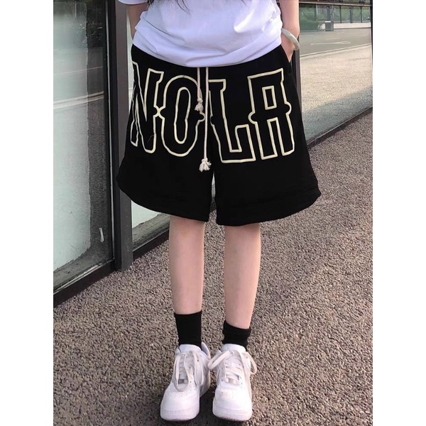 Quần Đùi nam nữ NOLA  Chất bo cotton dầy đứng from lên dáng chuẩn đẹp quần đùi unisex nam nữ mặc được