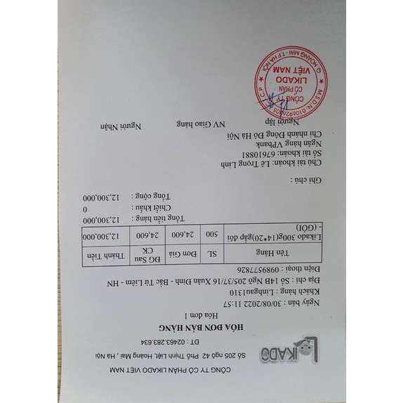 Khăn vải khô đa năng likado loại 300g