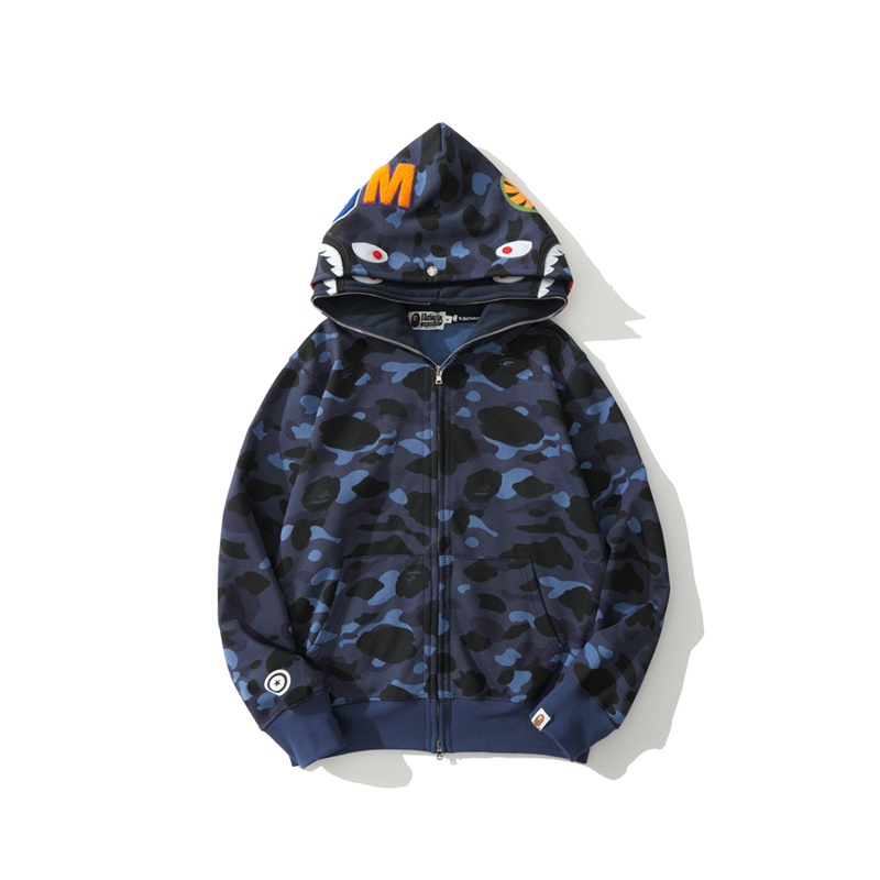 [Ảnh Thật + Video] Áo Jacket Bape 2 mũ ss2021