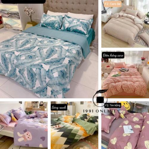 🍃 Bộ sưu tập Chăn Ga Gối FLY2 - 6 [CÓ CHĂN LÓT BÔNG THÔNG MINH] Dùng cho cả 4 mùa - Lồng thêm được ruột chăn 🍃