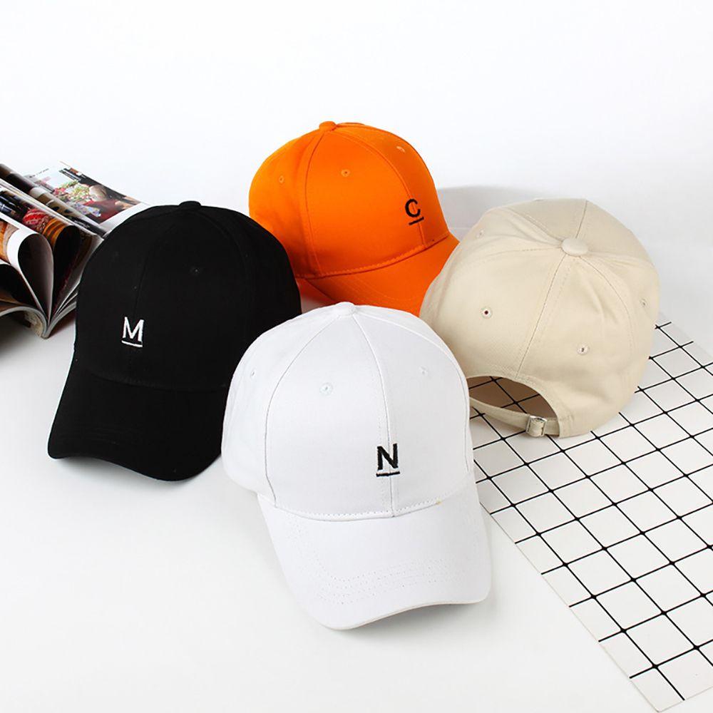 Mũ Lưỡi Trai Thêu Chữ Phong Cách Hiphop Cho Cặp Đôi