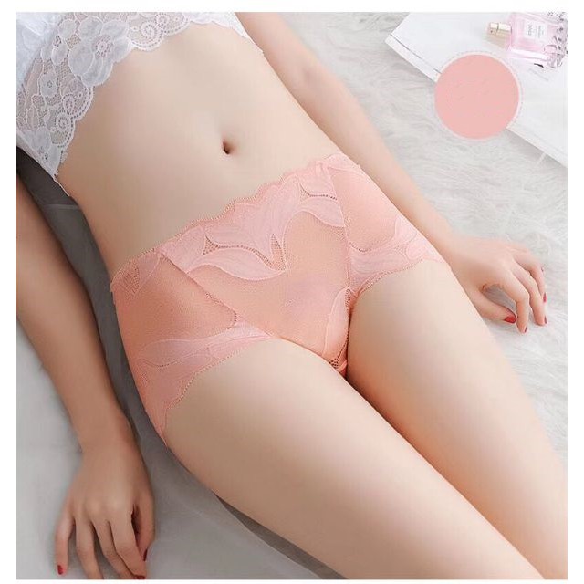 (Có form to) Quần lót ren đùi gen bụng cực mềm mịn 5533 (50-65kg)