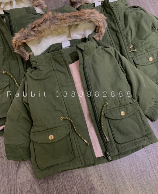 Parka xanh rêu