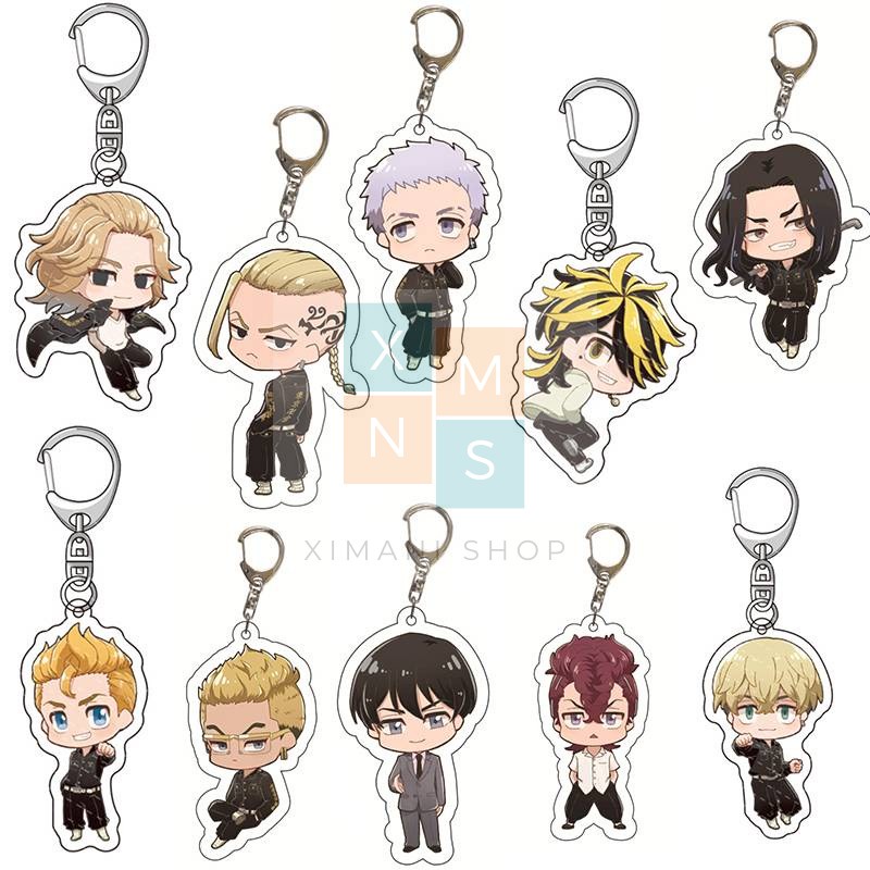 Móc Khóa Tokyo Revengers Anime Nhân Vật Chibi Keychains Acrylic Mica - Kịch Trường Của Takemichi