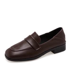 _ORDER_ Loafer mũi vuông da trơn size 35-39 ( có ảnh thật)