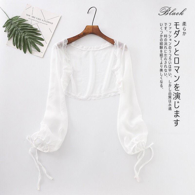 Áo voan phối ren sang chảnh | BigBuy360 - bigbuy360.vn