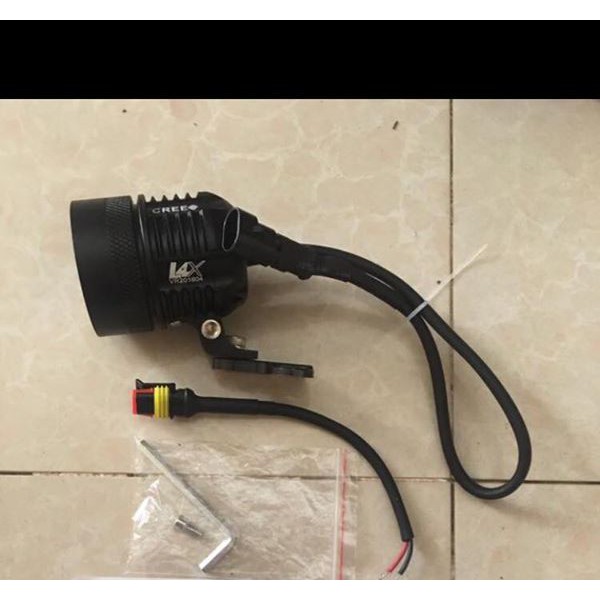 💥COMBO💥Đèn trợ sáng gắn chân Gương L4X full phụ kiện