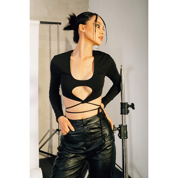 Trance cut-out croptop | BigBuy360 - bigbuy360.vn