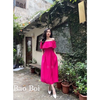 Váy xốp trễ vai siêu xinh