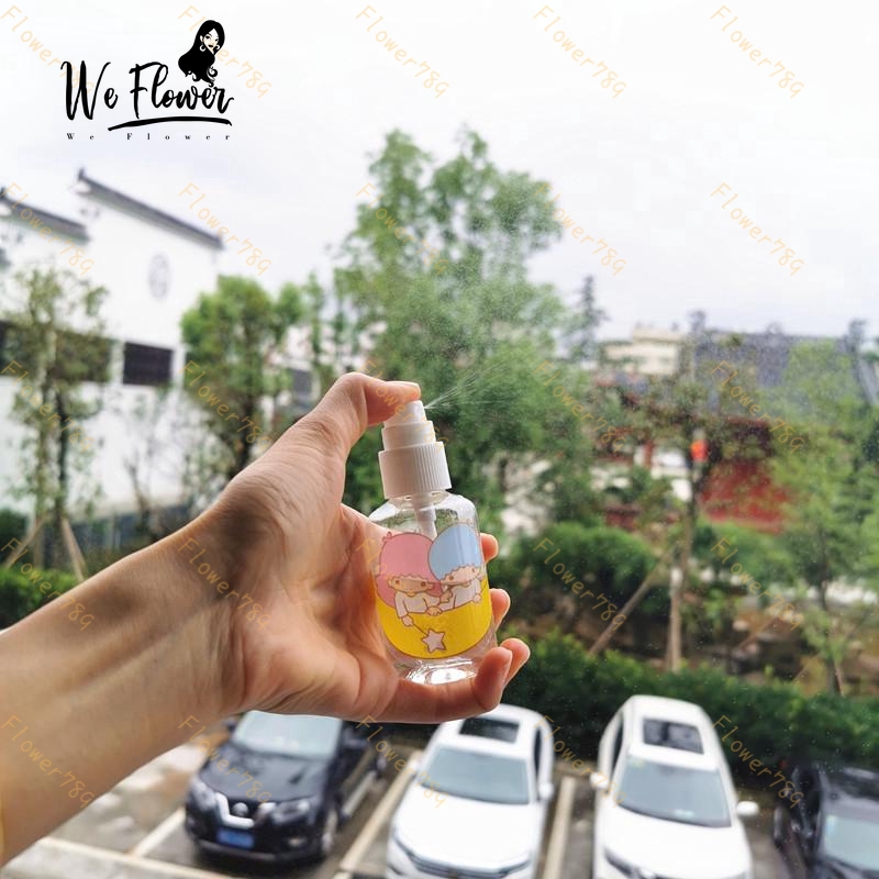 Chai chiết WE FLOWER đựng mỹ phẩm rỗng dạng xịt 50/ 100ml đa năng tiện lợi