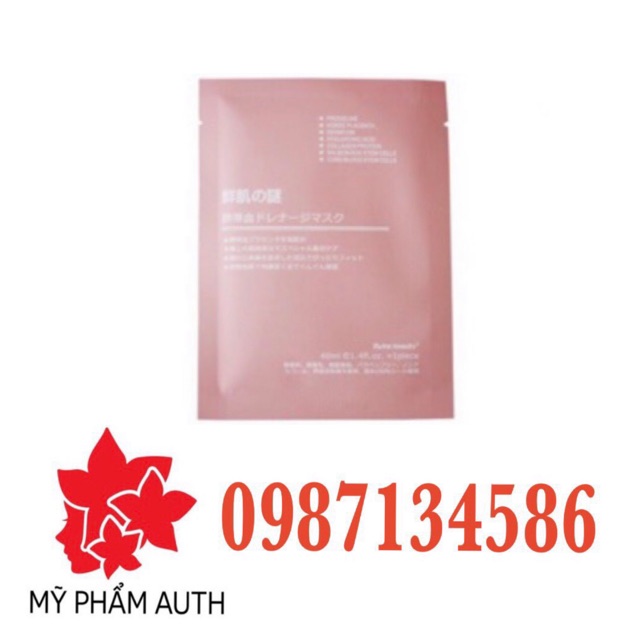 Mặt nạ nhau thai cuống rốn Rwine Beauty Collagen Nhật Bản