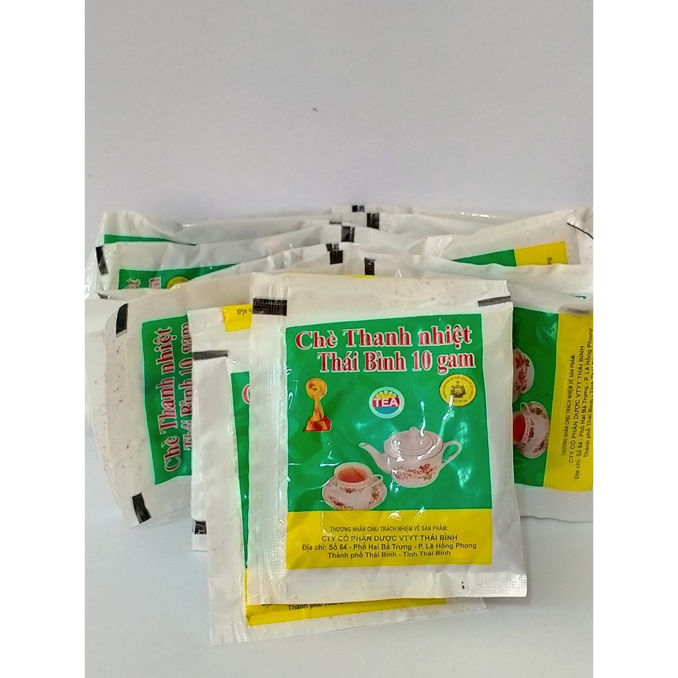 20 GÓI NHỎ CHÈ THANH NHIỆT THÁI BÌNH Hỗ trợ thanh nhiệt, mát huyết, làm bền thành mạch, làm sáng mắt, điều hòa huyết áp.