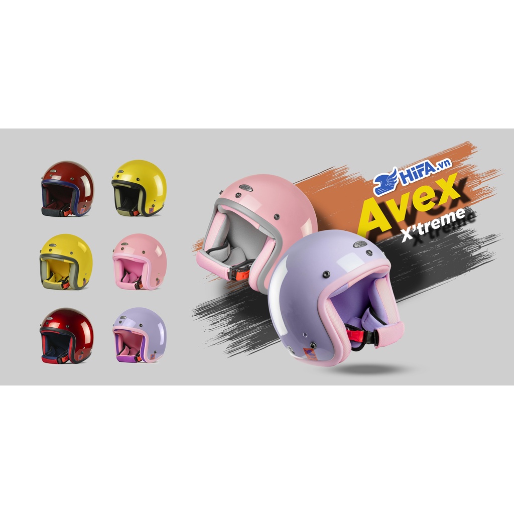 Mũ Bảo Hiểm 3/4 Avex Xtreme S 2020 - HIFA.vn