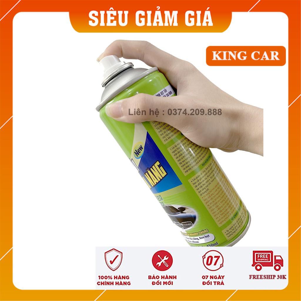 Bình xịt vệ sinh ô tô tẩy vết băng dính, nhựa đường - Dung dịch tẩy keo - Shop KingCar