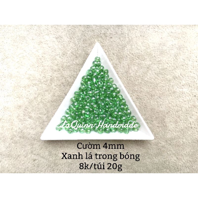 Nguyên liệu handmade - Hạt cườm 4mm