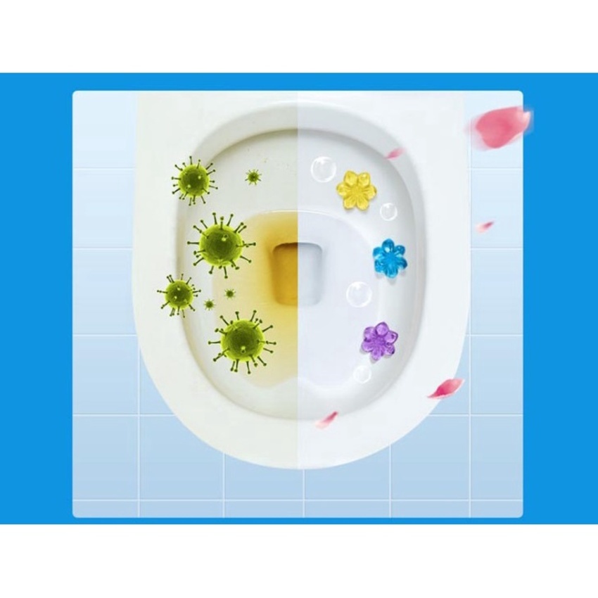 Gel khử mùi bồn cầu nhà vệ sinh hoa thơm khử trùng toilet (mùi tự chọn ) ILY