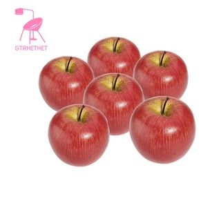 Set 6 táo nhựa trái cây xinh xắn dùng để trang trí nội thất