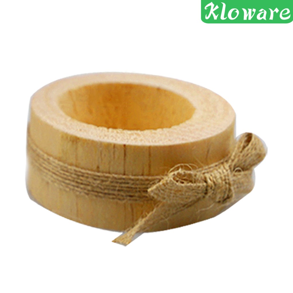 Giá Để Nến Bằng Gỗ Hình Viên Thuốc