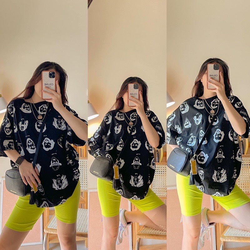 Quần Biker Nữ Đen - Quần legging đùi freesize 40kg đến 65kg