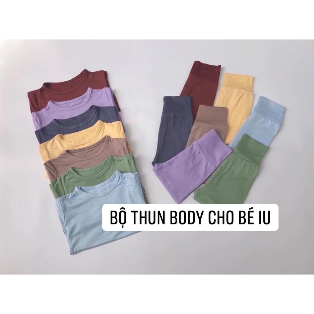 Bộ Body Dài Cho Bé Chất Liệu Thun Mềm Mại Thấm Mồ Hôi Co Giãn Mặc Mùa Thu Đông