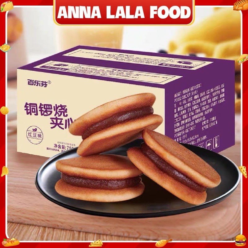 [SẴN] Bánh Rán Doremon Mini Nhân Đậu Đỏ- Thùng 500g - 20 chiếc