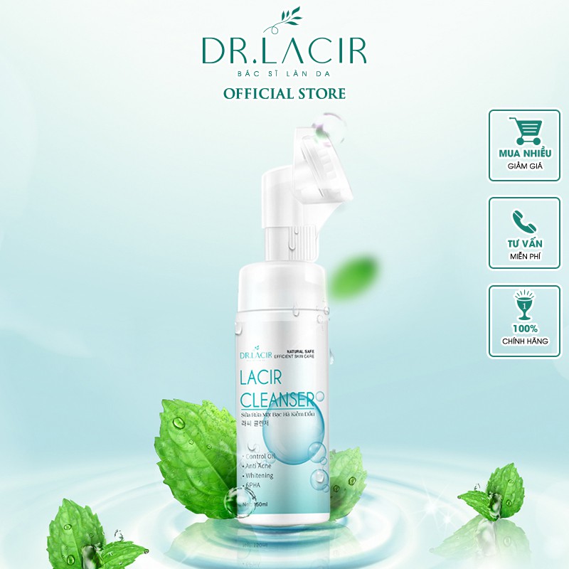 SỮA RỬA MẶT BẠC HÀ KIỀM DẦU-LACIR CLEANSER   #DR01 | BigBuy360 - bigbuy360.vn