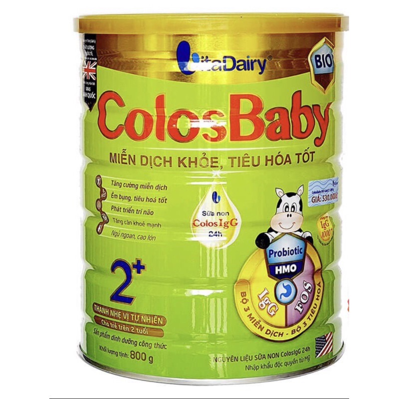 Combo 3Lon Sữa ColosBaby Bio gold 2+ 800g