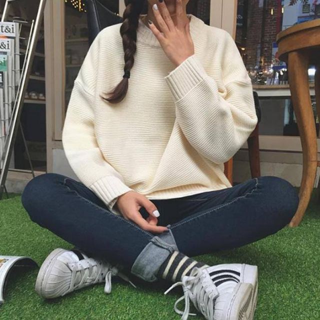 (Có sẵn) Áo len ulzzang harajuku phong cách thời trang Hàn Quốc | BigBuy360 - bigbuy360.vn