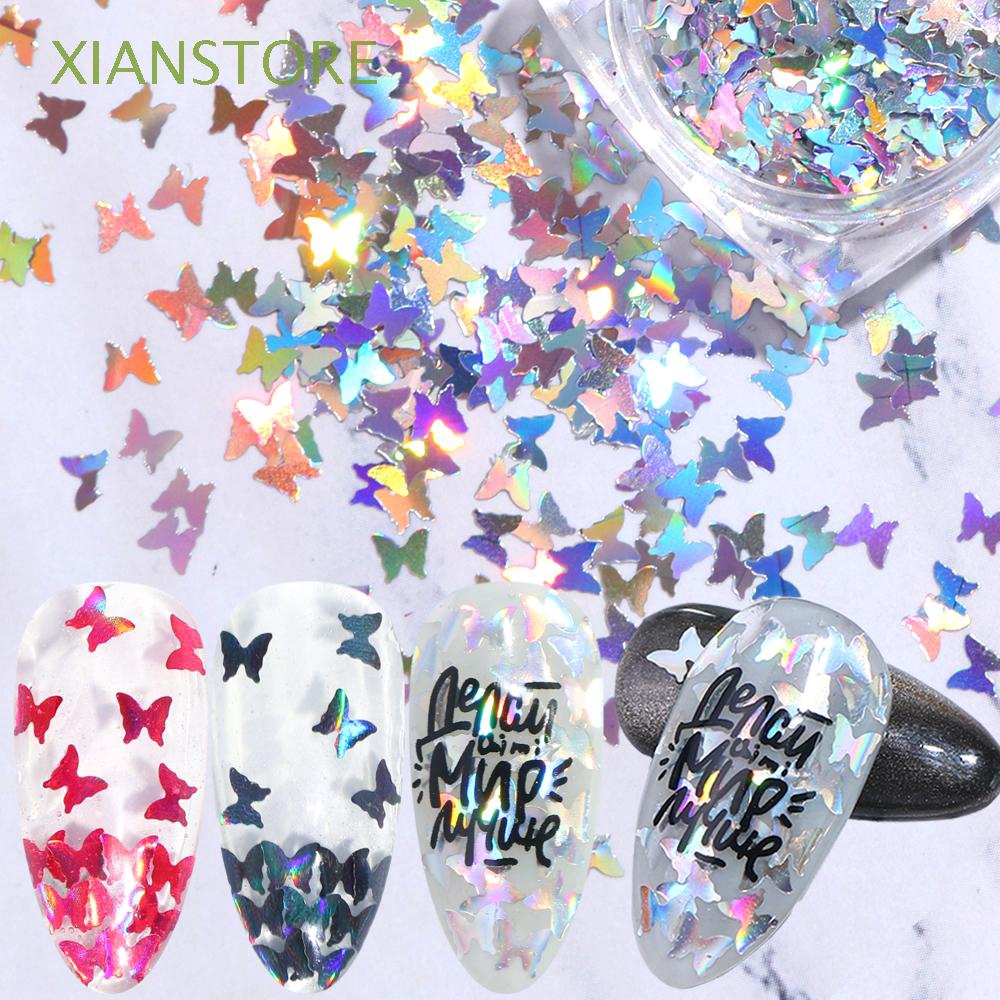 [Hàng mới về] Hộp bột kim tuyến trang trí móng tay